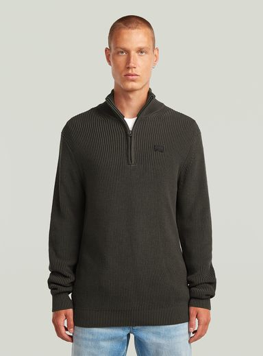 Pullover Half Zip Knit